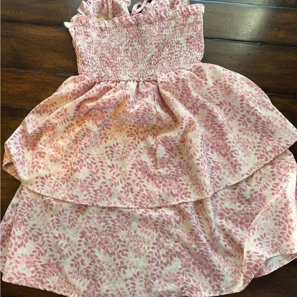 Women’s Floral Pink Shein Mini Dress- Size M - Picture 7 of 11